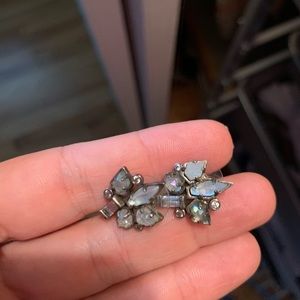 Black Kendra Scott druzy earrings